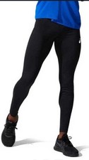 Image of Asics CORE TIGHT Leggings Running Training Tights Black Size Small