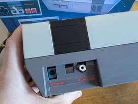 BOXED Nintendo NES Control Deck Console & Super Mario Bros 2x Pads Tested Works 