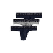 Jockey Men's Microfiber Stretch Thong - 3 Pack