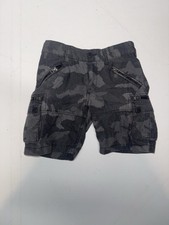 Polo Ralph Lauren Boys 4/4T Camo Cargo Shorts Gray Black Multi Pocket
