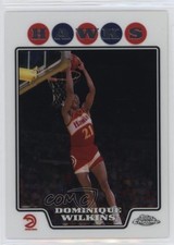 2008-09 Topps Chrome Dominique Wilkins #168 HOF 15iu