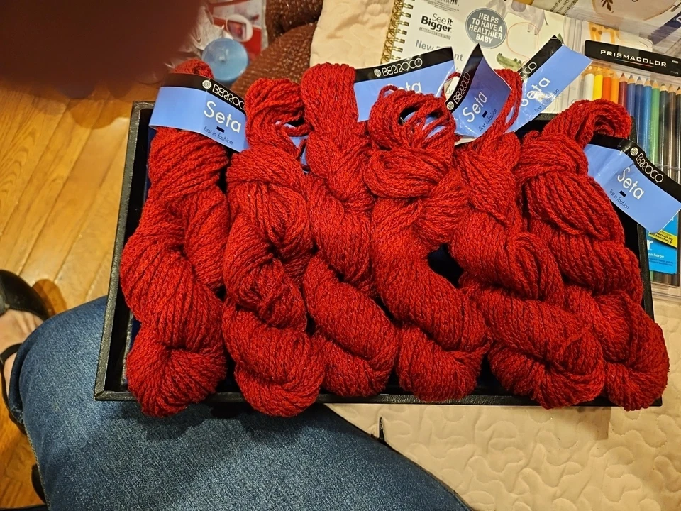 BERROCO SETA Seide/Rayon EINGESTELLTES Garn 9 Hänge KNÄUEL USA Farbe 4155