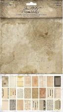 Tim Holtz - Advantus Idea-Ology Backdrops Double-Sided 6 x 10 inches, Multi 