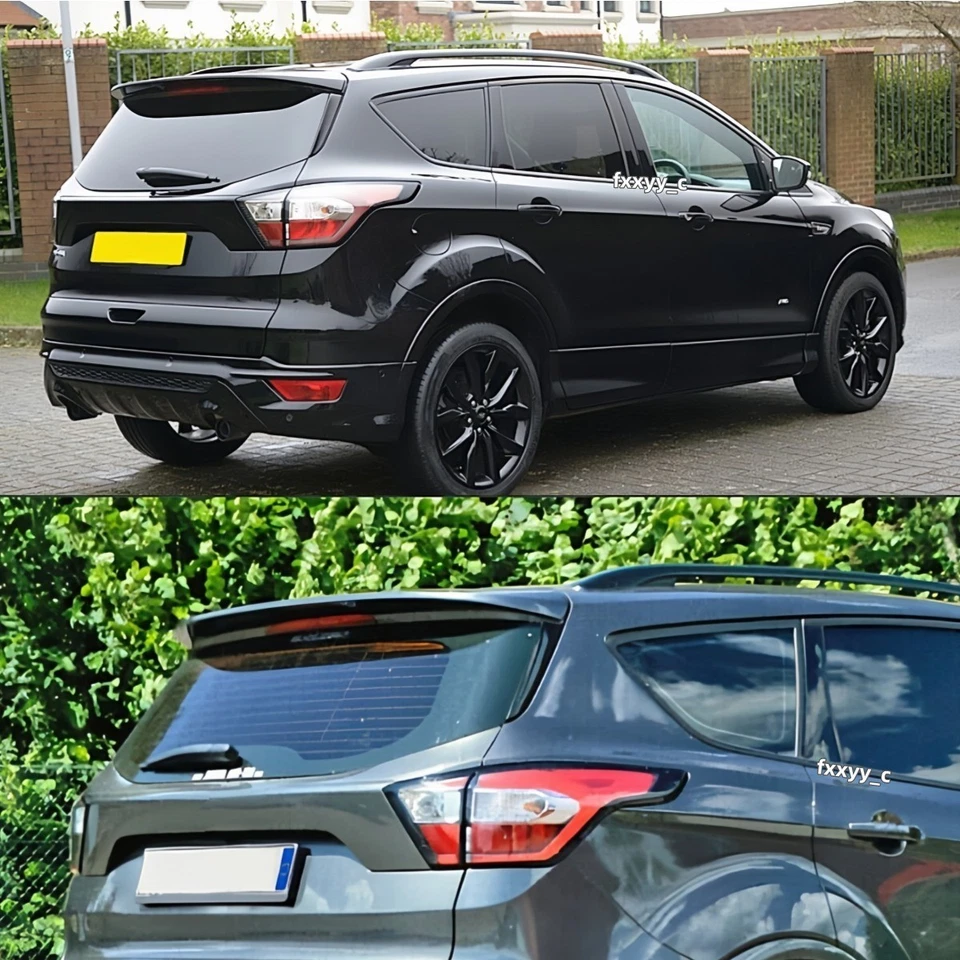For 2013-2019 Ford Escape Rear Tailgate Roof Spoiler ST-Line Style Glossy Black - Изображение 3 из 4
