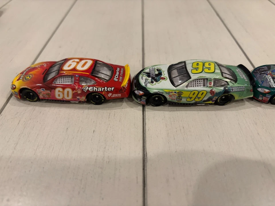 HTF LOOSE, 2004 NASCAR Justice League Lot of 6, 1/64 Diecasts, Kenseth, Biffle - Image 4 of 4