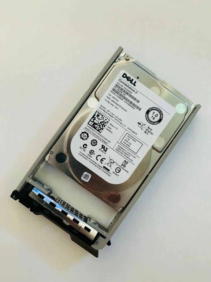 DELL 9W5WV 09W5WV 1TB 7.2K 6G SFF SAS Hard Drive ST91000640SS With Tray - Image 2 of 4