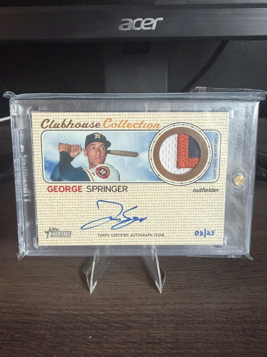 George Springer Baseball Short Print Sports Trading Cards