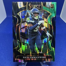 Nick Emmanwori Black Green Prizm Shock 2025 Panini Select Concourse #15 (RC)