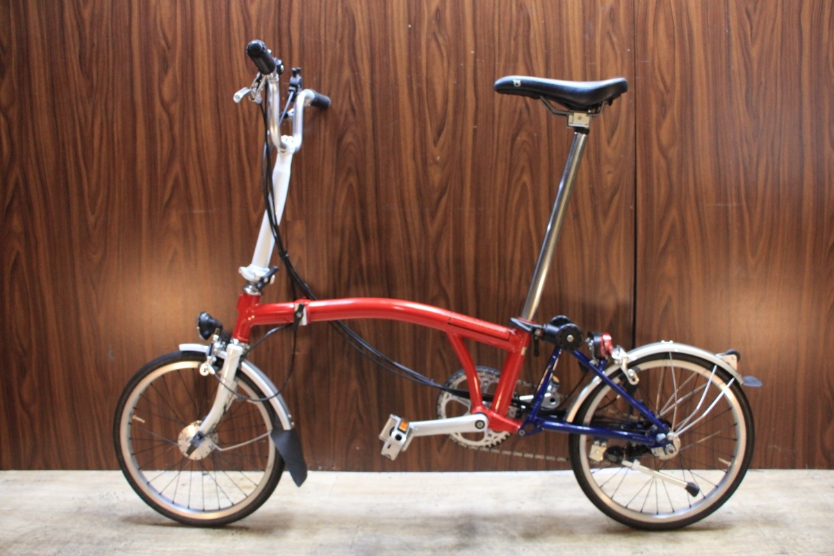 Brompton M6L 2010 Folding Mini Velo Bike 18 Inch Custom Dynamo Hub