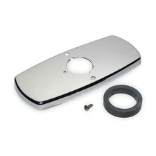 SLOAN ETF-607-A Trim/Cover Plate,Chrme,6-1/4" L,2-3/4" W 3EPZ8