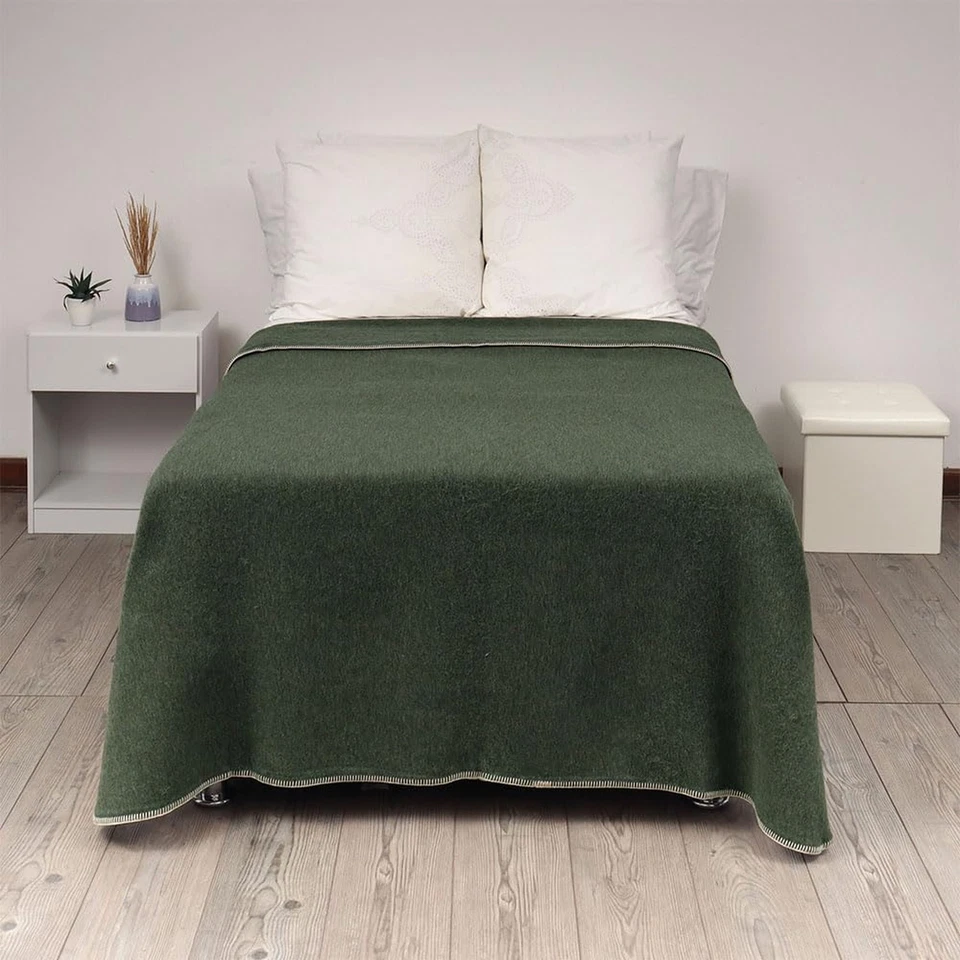 Thick Alpaca Wool Blanket Heavyweight Camping Outdoors Indoors Soft Peru Twin... - Image 4 of 4