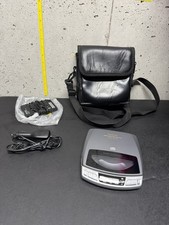 Vintage Aiwa Portable CD Compact Disc Player XP-560 1997 Car Adapters  Bag Nice