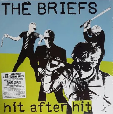 LP The Briefs Hit After Hit GREEN TRANSLUCENT + INSERT NEAR MINT Modern Acti