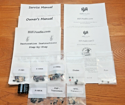 Sansui 661 rebuild restoration upgrade kit repair instructions
