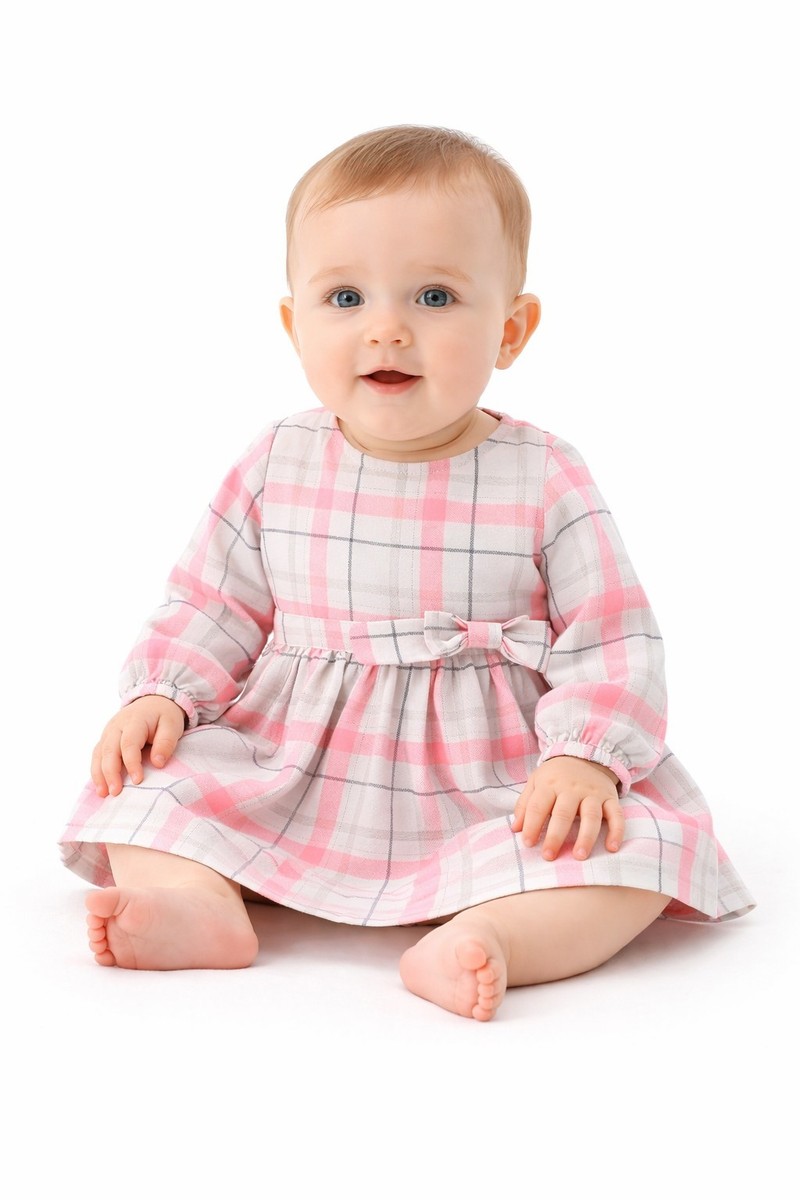Carter's Baby Girls' Pink Plaid Twill Dress 3 Months | eBay