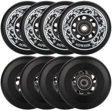 Inline Skate Wheels 85A Outdoor Asphalt Formula Hockey Roller Blades Replacem...