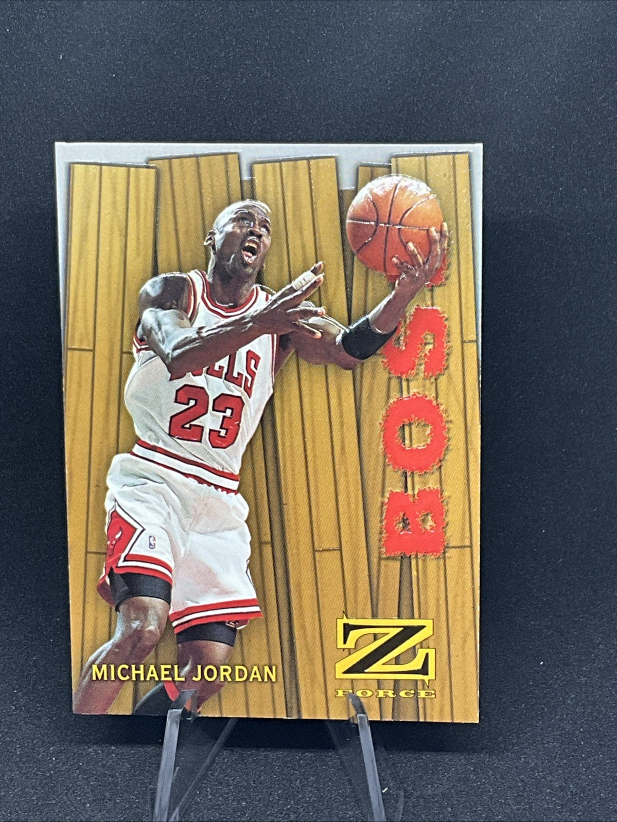 1997 Skybox Z-Force Super Boss Michael Jordan Insert Card #10 of 20