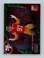 2024 Donruss Elite #9 Nick Bosa Field Vision Green