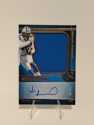 2025 Panini Silhouette - Muhsin Muhammad #SA-MMD Patch Auto /99 Panthers