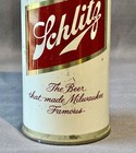 Schlitz Flat Top Beer Can 1960 Empty 16 oz Milwaukee "Aluminum Softop" PA Tax — photo 7
