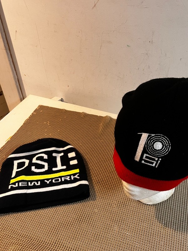 2- PSI beanie hats