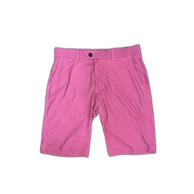 Greyson Montauk Mens 32 Sport Short 10  Inseam Pink Golf Performance Dry