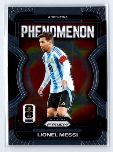 2026 Panini Prizm FIFA World Cup Lionel Messi Phenomenon #19 Argentina