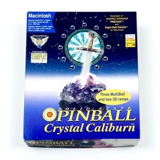 Solid State Pinball: Crystal Caliburn Macintosh Computer Game StarPlay FREE SHIP