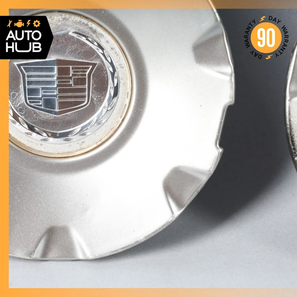 04-09 Cadillac XLR Wheel Center Hub Cap Cover Set of 4 9595622 OEM - Изображение 4 из 4