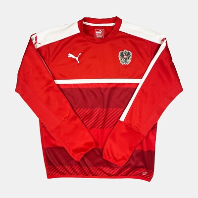 Austria 2016-17 Training Football Sweatshirt Puma 748690 Size L