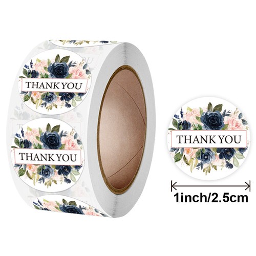 50/100pcs Happy Mothers Day Thank You Stickers Gift Sealing Labels 25/38MM - Picture 28 of 36
