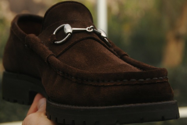 gucci loafers rubber sole