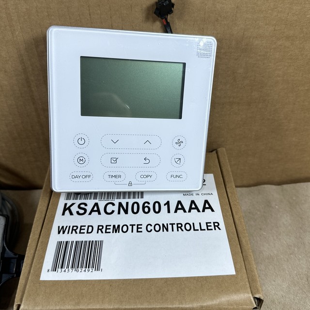 HVAC KSACN0601AAA Wired Remote Control 7 Day programmable Thermostat