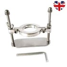 Ball Testicle Crusher CBT Device BDSM Steel Stretch Stretcher Bondage Fetish