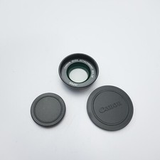 CANON Camcorder WA-28 Wide Lens Attachment Threaded Black Both Caps