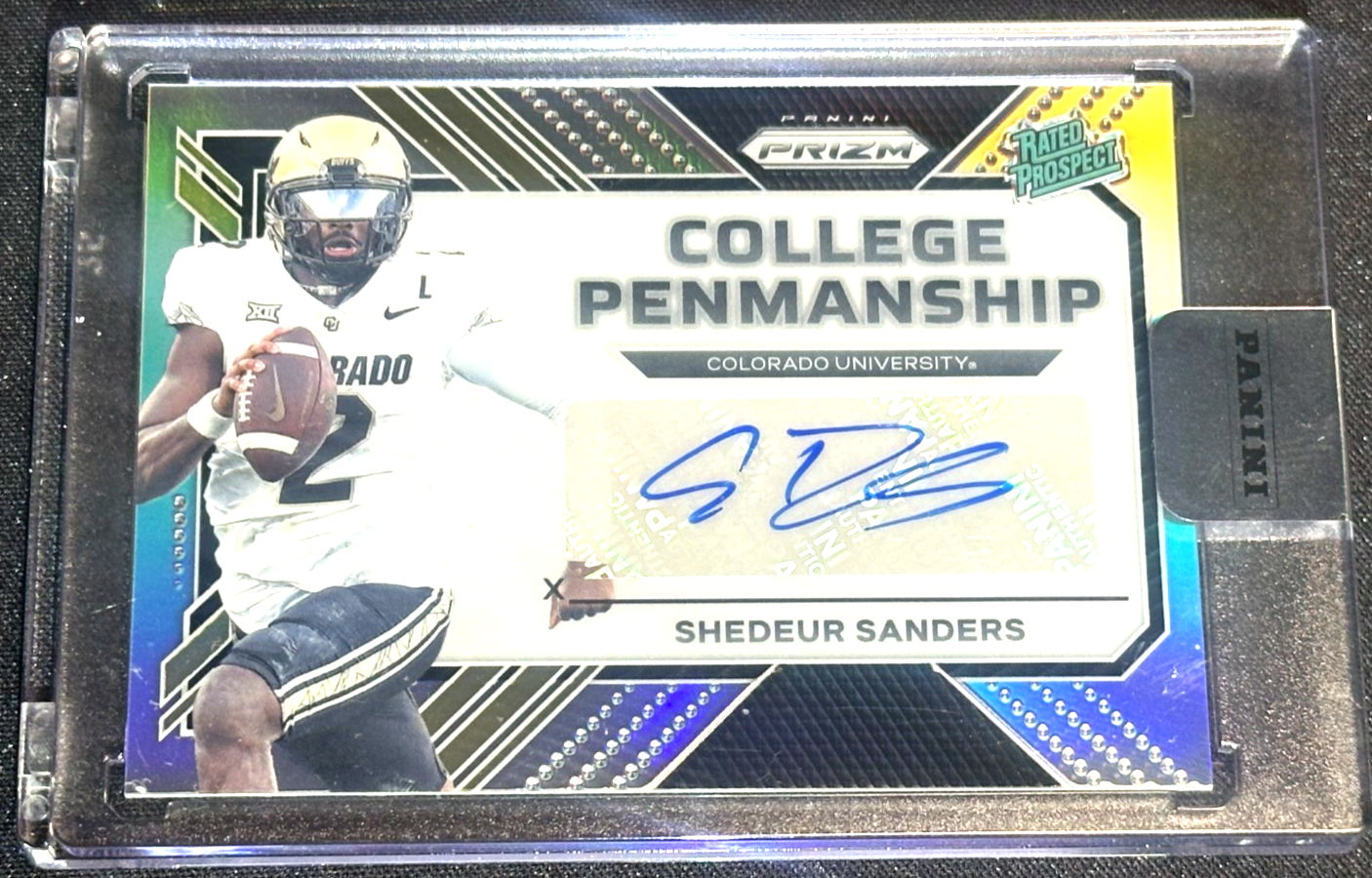 🔥2025 Panini Prizm Shedeur Sanders Autograph College Penmanship Colorado SS-XXX