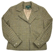 Ralph Lauren Womens Wool Equestrian Jacket Sport Coat Full Zip Work Riding Sz 8