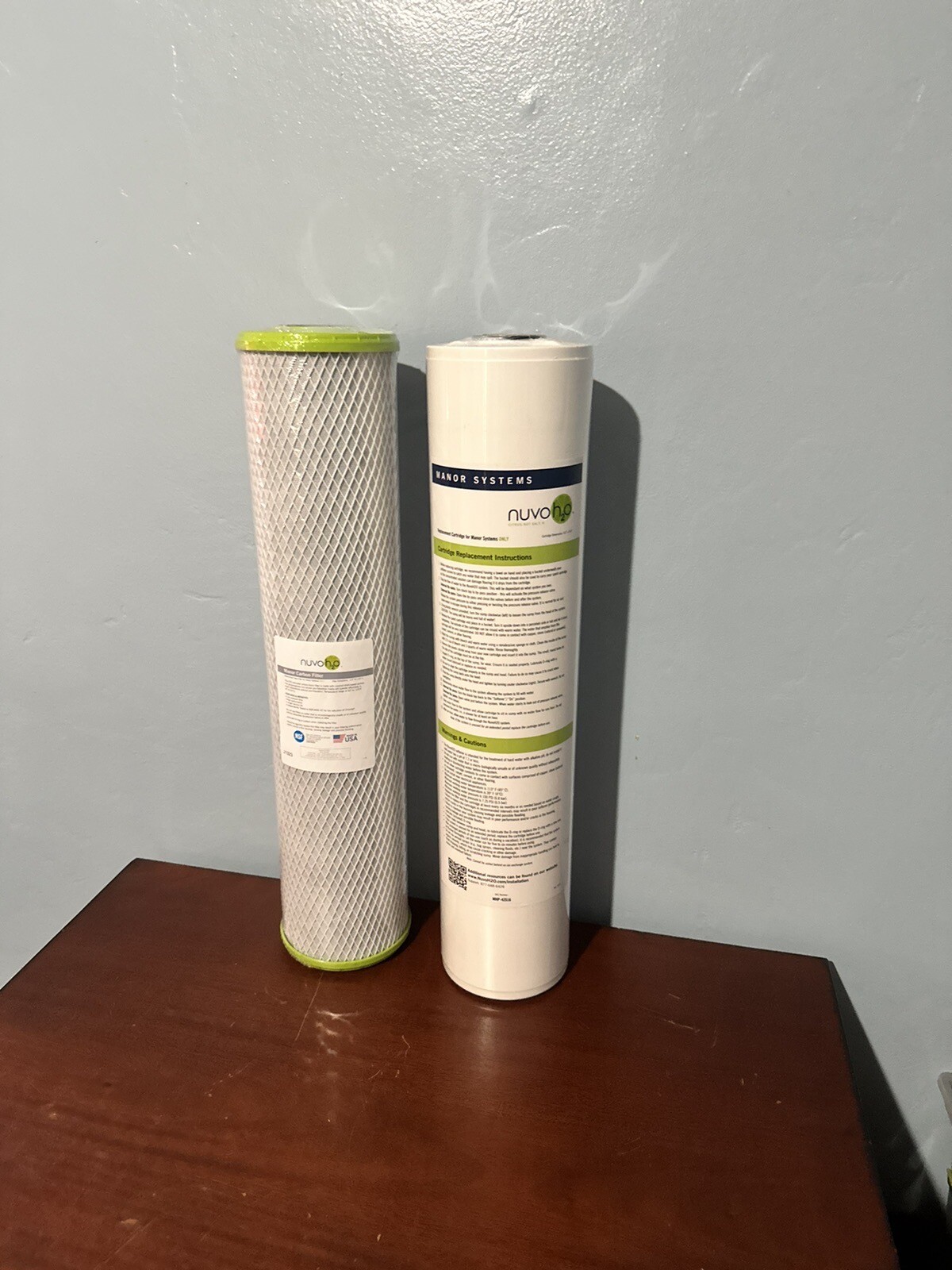 Nuvo H20 Manor Water Softener Carbon Filter and Replacement Cartridge