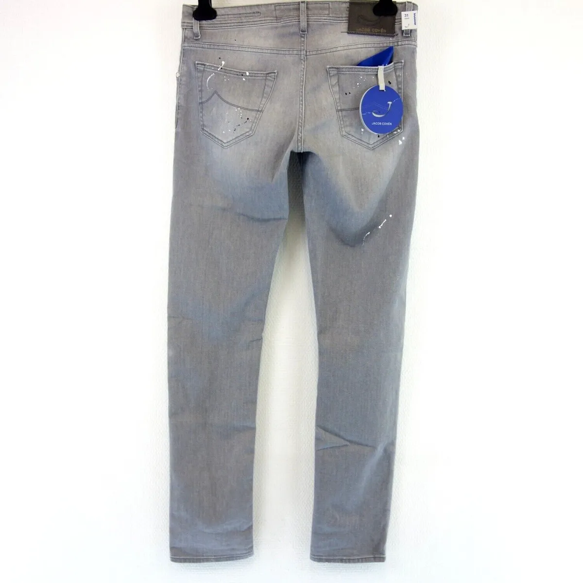 Jacob Cohen Men&#039;s Trousers Men&#039;s Grey Slim Destroyed New | eBay