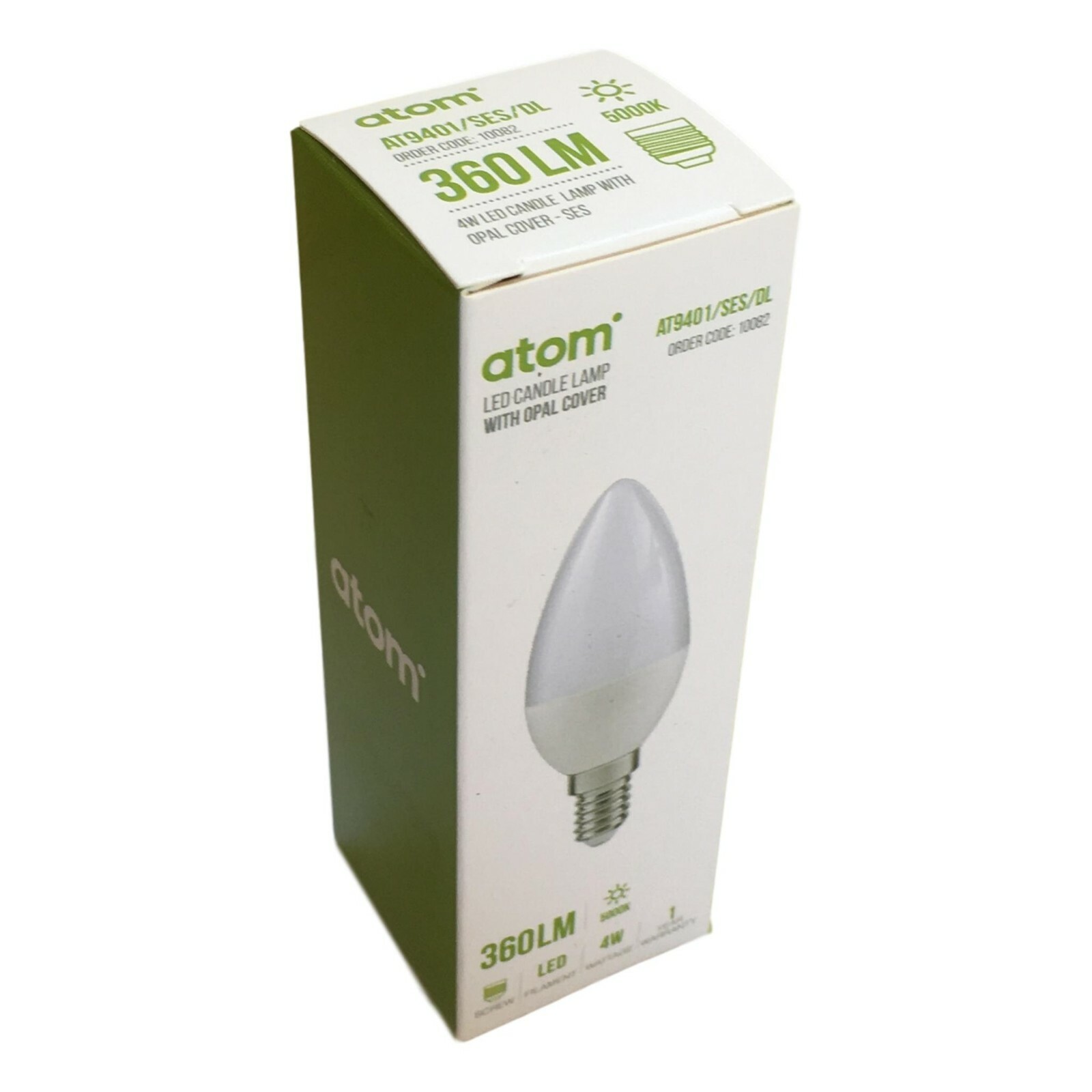 Candle Bulbs LED Chandelier Globes E14, B22, B15 Atom long life energy