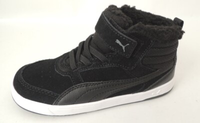 NEU Puma Rebound Street SD Fur Inf Gr. 24 Winterschuhe 367870-03 KEIN Schnüren