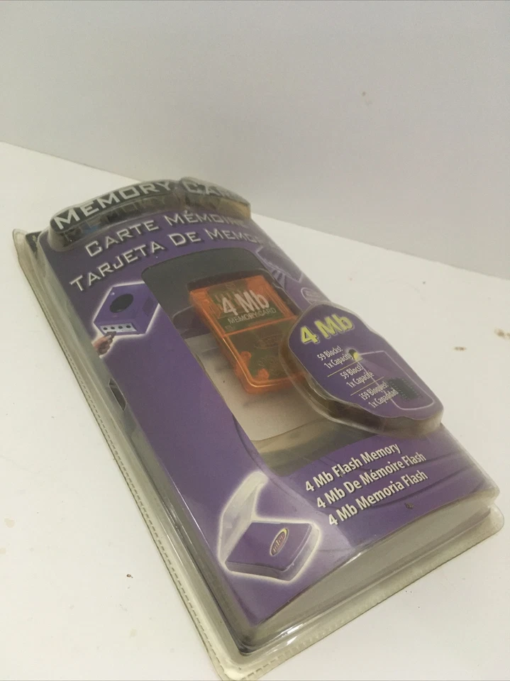 4MB Memory Card Black For GameCube Expansion New Sealed Toys R Us - Image 3 of 4
