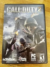 Call Of Duty 2 Activision 2005 PC CD ROM 6 Disc Set Complete in Box Big Box