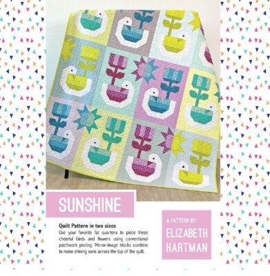 Sunshine, Elizabeth Hartman Quilt and Pillow Pattern no.EH-072