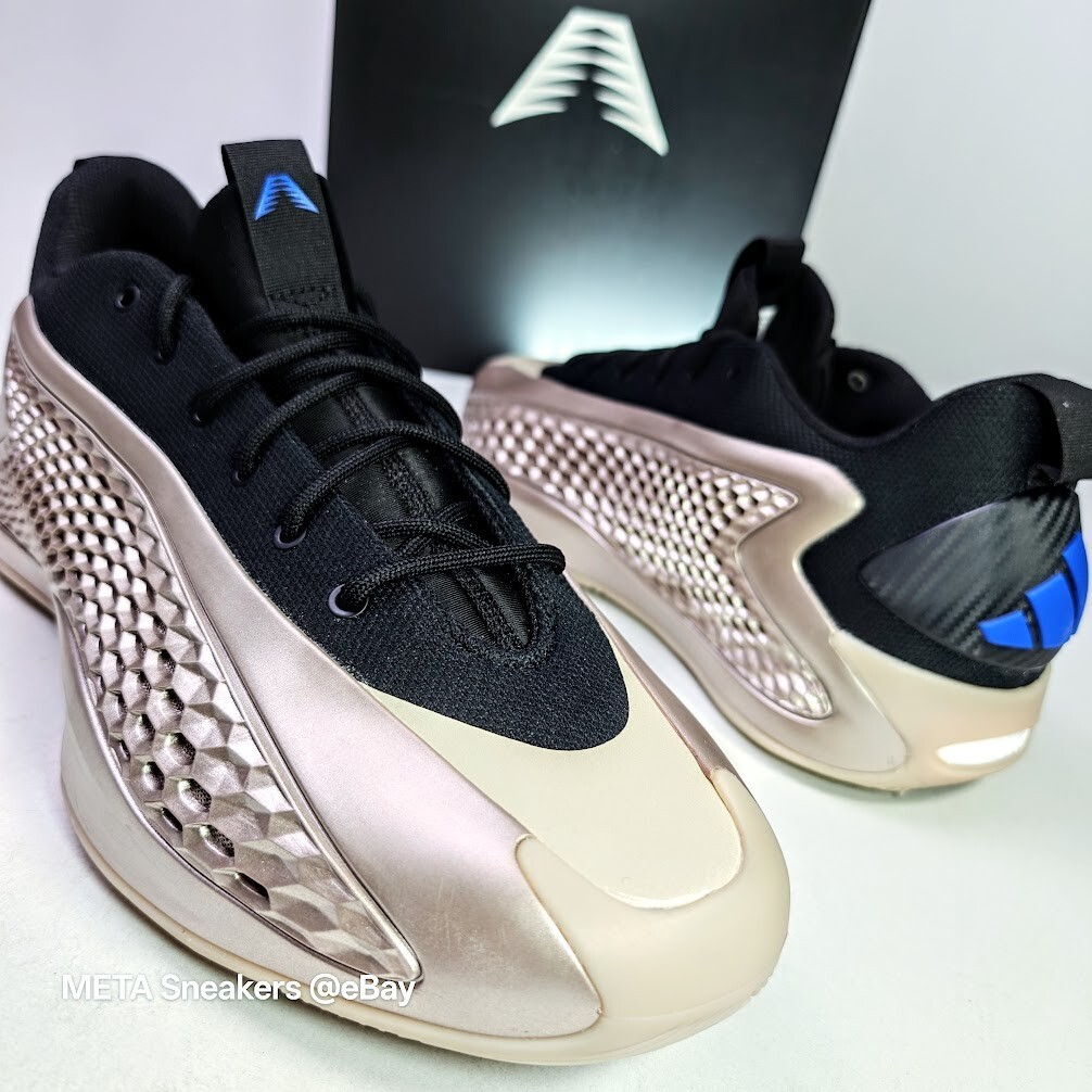 Adidas AE 1 Low US 13.5 Men's Champagne Black Blue Basketball AE1