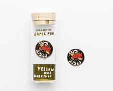 Yellow Owl Workshop Magnetic ARIES Lapel Pin NIB