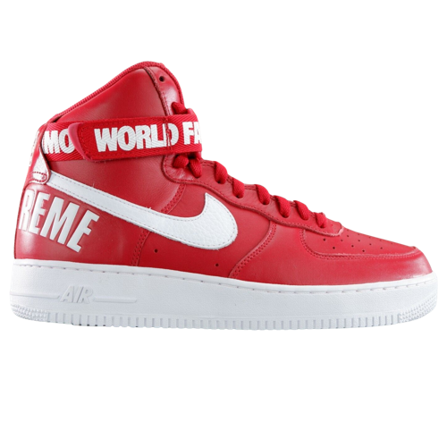 Nike Supreme x Air Force 1 SP High Red