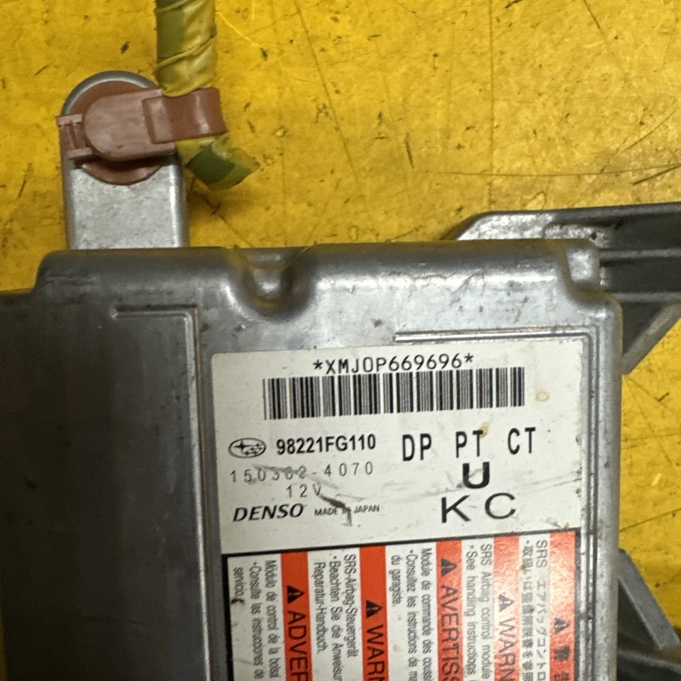 2008-2014 Subaru Impreza WRX SRS Control Module 98221FG110 OEM 🛞 - Image 3 of 4