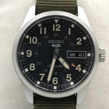 SEIKO 5 SPORTS SBSA201 Black Mechanical Automatic Sports Men's Watch New in Box