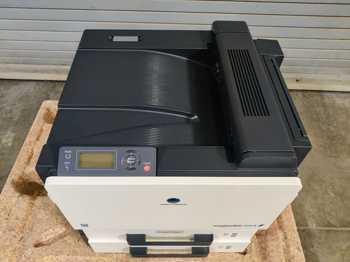 キミノリモリシタ KONICA MINOLTA MAGICOLOR 7450 II PRINTER |010-4266687 | eBay